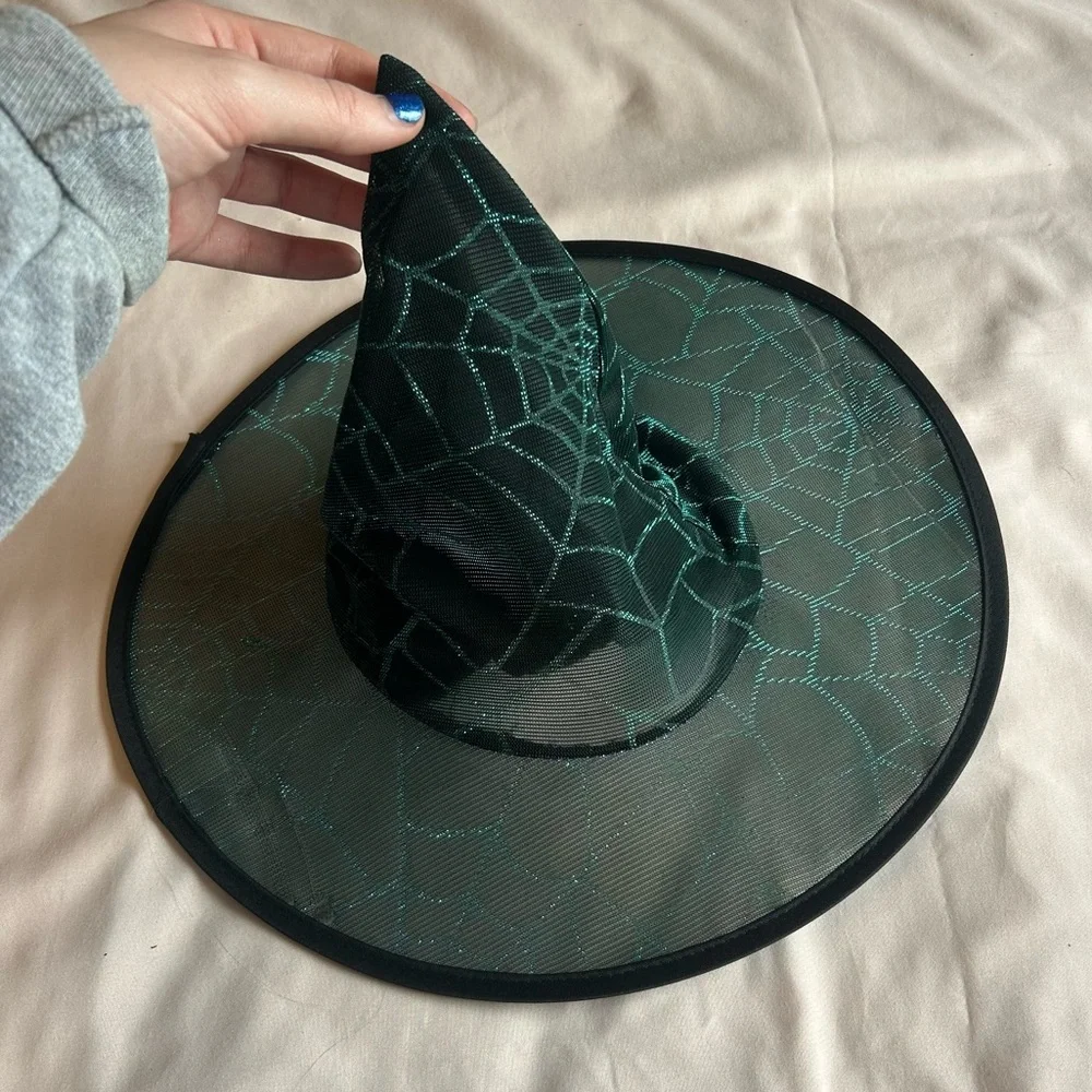 Girls Spiderweb Witch Hat